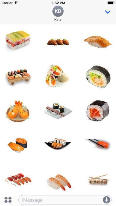 Sushi Stickers Emoji screenshot 2