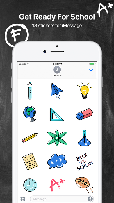 Back to School - Stickers for iMessage screenshot 2