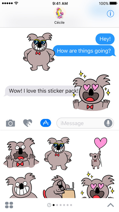 Jimmy The Koala – Sticker Keyboard screenshot 2