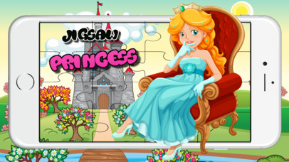 Puzzle Princess Jigsaws Cartoon Fairy Girls Game screenshot 3