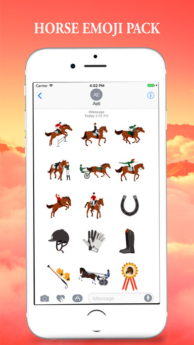 Horse Emojis for iMessage screenshot 2