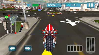 Light Bike Driving School 3D screenshot 3