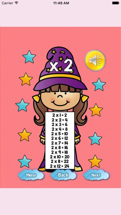 Game For Kids: Math Table Flash Cards screenshot 2