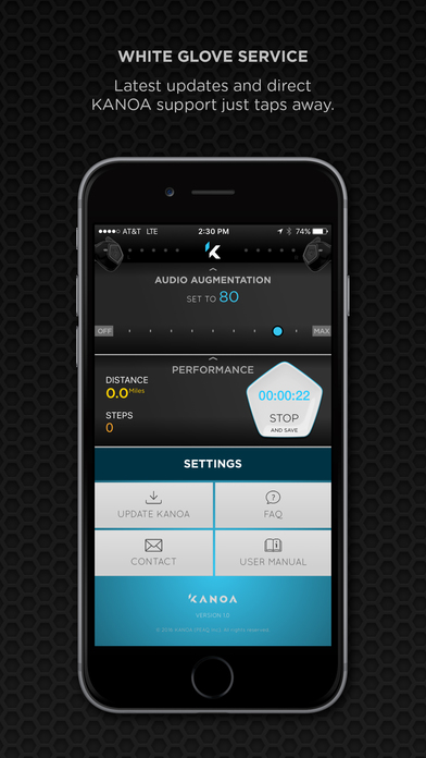 KANOA - Health Tracker and Audio Augmentation screenshot 4