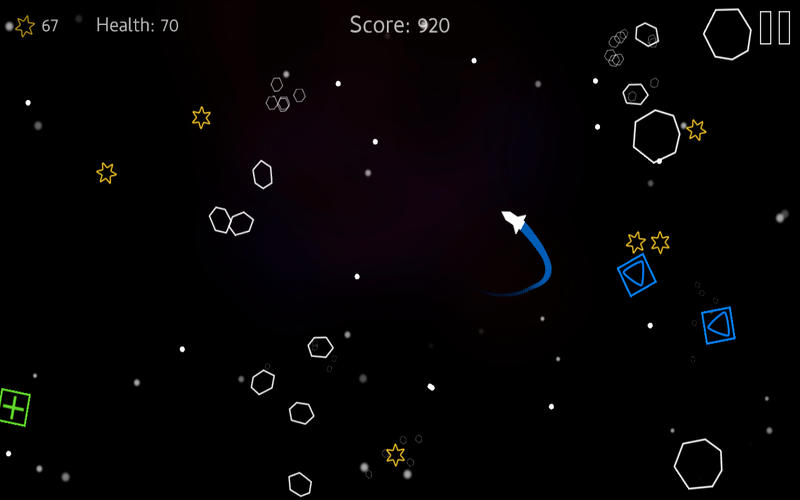 Asteroid : Space Defence for Mac OS X - A Retro Arcade Shooter Image