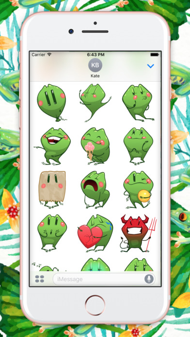 Francis Frog! The Emoji Collection screenshot 2
