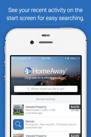 HomeAway Vacation Rentals screenshot 2