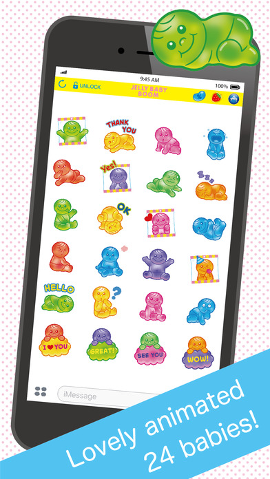 Jelly Baby Boom - animated stickers screenshot 3