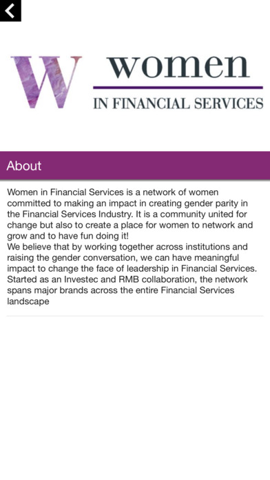 Women in Financial Services screenshot 2