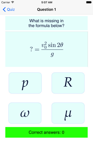 Mechanics Formula Memorizer screenshot 3