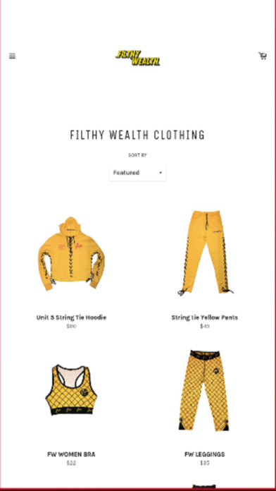 Filthy Wealth Clothing Corp screenshot 3