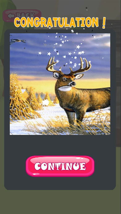 Animal Puzzle Pages Education Deer Jigsaw screenshot 4