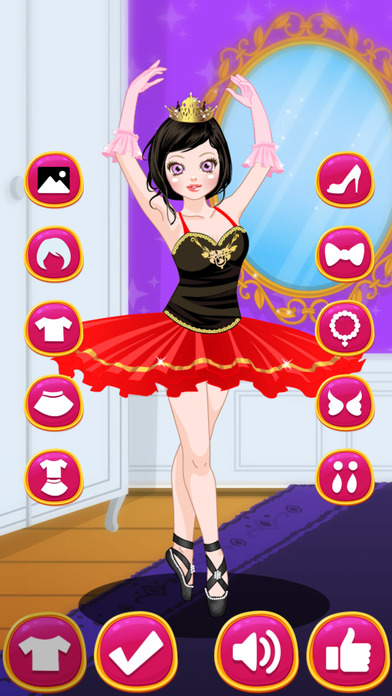 Ballerlina Girls Dress Up Beauty Game screenshot 4