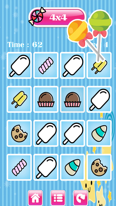 Candy & Jelly Sweet Find The Pairs Fun screenshot 2