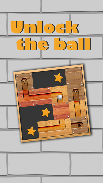 Ball rolls in labyrinth - Unblock & slide puzzle screenshot 2