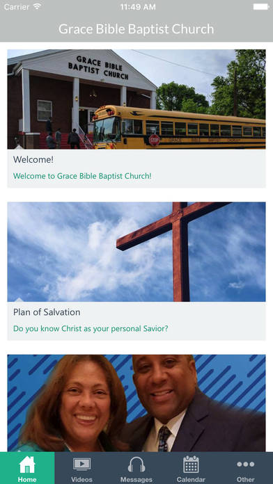 Grace Bible Baptist Church screenshot 2