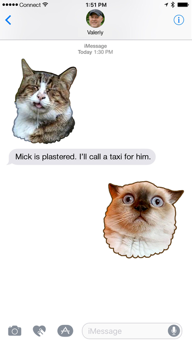 Mad Cats - catty sticker pack for iMessage screenshot 3