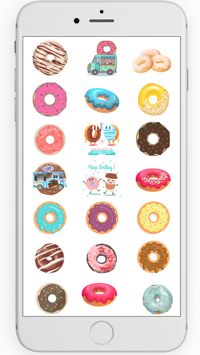Donuts Stickers Doughnut Lovers screenshot 3