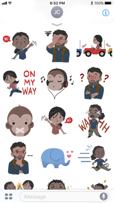 Uncharted: The Lost Legacy Stickers screenshot 2