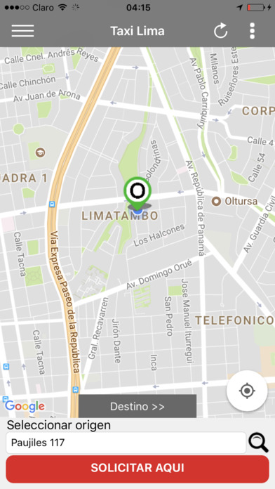 Taxi Lima Cliente screenshot 2