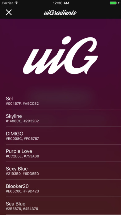 UI Gradients screenshot 4