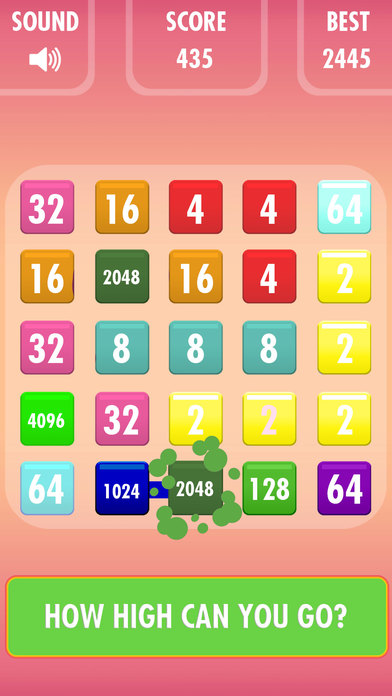 base 2 - 2 for 2048 - endless addictive puzzle screenshot 4