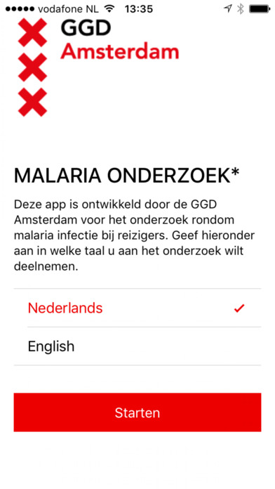 Malaria App screenshot 2