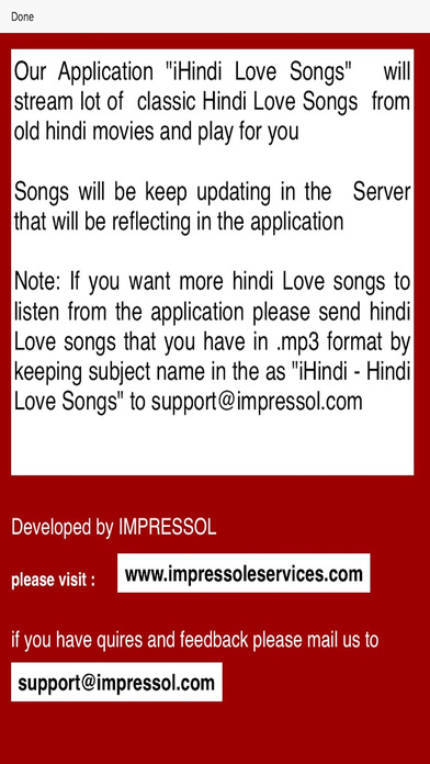 iHindi - Hindi Love Songs screenshot 2