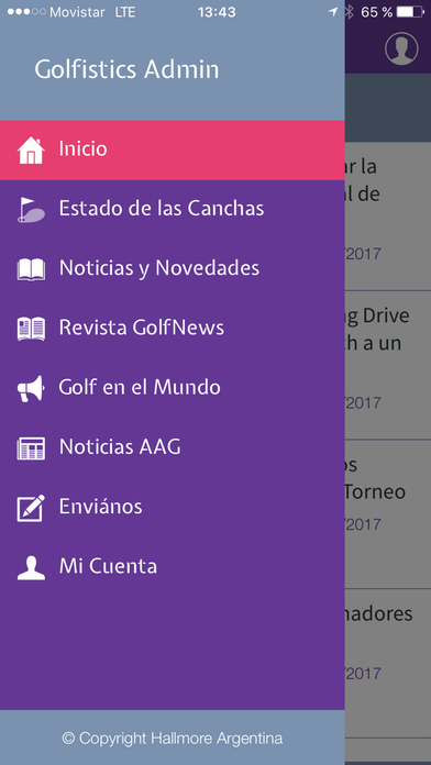 Golfistics Admin screenshot 2