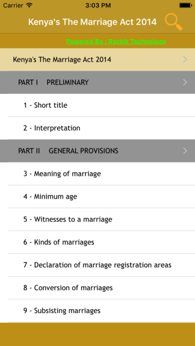 Kenya's The Marriage Act 2014 screenshot 2
