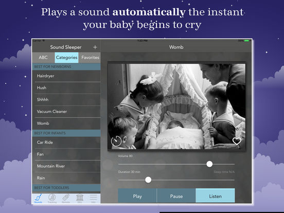 Sound Sleeper: white noise machine for baby sleep Sound Sleeper: white noise machine for baby sleep
