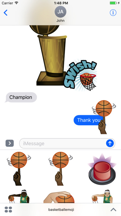 Basketball Emoji screenshot 3