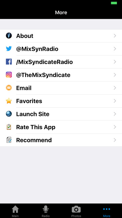 Mix Syndicate Radio - Everything But Country screenshot 3
