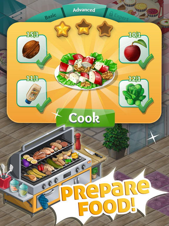 Screenshots of Chef Town: Cooking Simulation for iPad