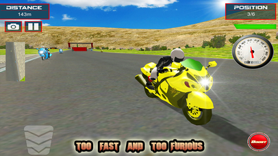 Drifting Heavy Bike Racer Simulator 2017 screenshot 2