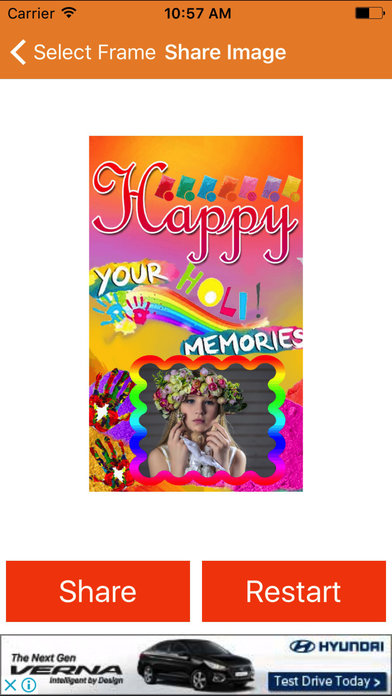 Happy Holi Photo Collage Frame screenshot 4