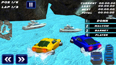 Water Surfer Car Floating Race screenshot 4
