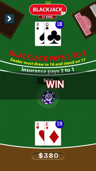 Blackjack: 21 King screenshot 3