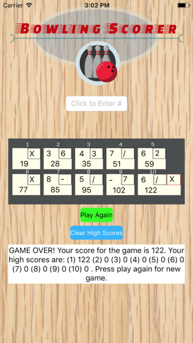 Bowling Scorer screenshot 3