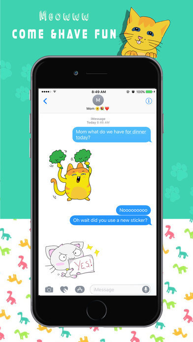 Funny Cat Emoji Stickers screenshot 2