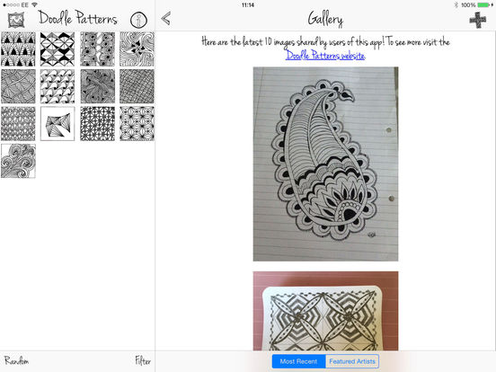 pattern doodles app