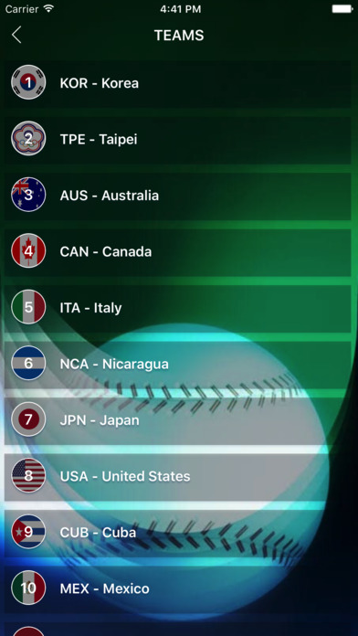 U-18 Baseball World Cup 2017 screenshot 3