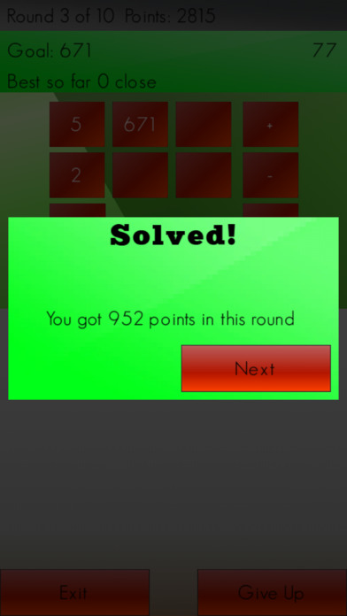 Mini Math Quiz screenshot 3
