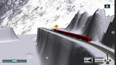Snow Train Drive 3d screenshot 2