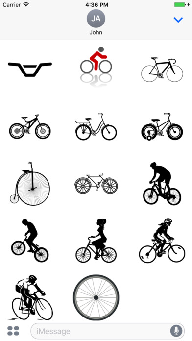 Biking Stickers screenshot 2