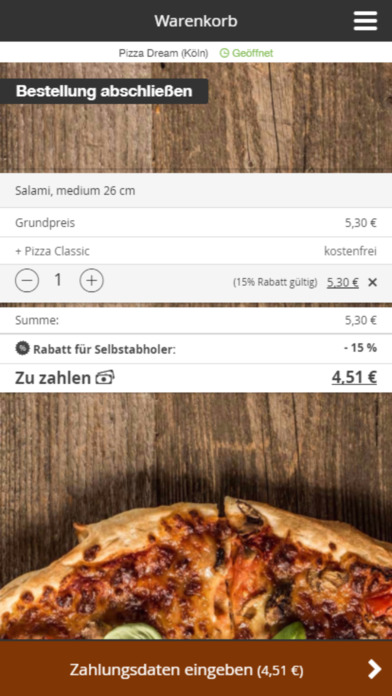 Pizza Dream Köln screenshot 2