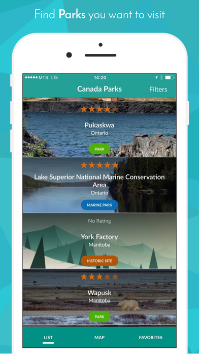 Canada Parks Directory screenshot 2