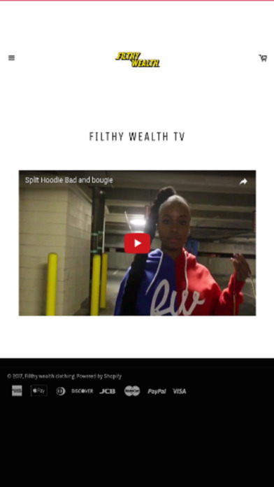 Filthy Wealth Clothing Corp screenshot 4