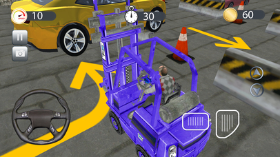 Heavy Forklift Car-go and Parking Simulator screenshot 3