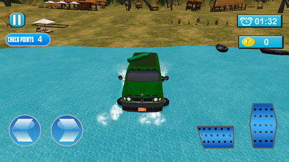 Water Jeep Floating 3d screenshot 2